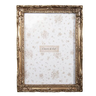Clayre &amp; Eef   | Fotolijst Goudkleurig 16x2x21 cm / 13x18 cm | 2F1287