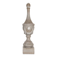 Clayre & Eef | Decoratie Ornament Grijs ø 11x43 cm | 6PR5584