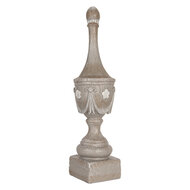 Clayre & Eef | Decoratie Ornament Grijs ø 11x43 cm | 6PR5584