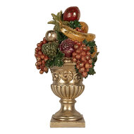 Clayre & Eef | Decoratie Fruitschaal Goudkleurig 25x24x44 cm | 6PR5585