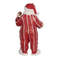 Clayre & Eef | Kerstdecoratie Kerstman Rood Wit 18x11x31 cm | 6PR5760
