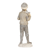 Clayre & Eef | Kerstdecoratie Kinderen set van 2 Grijs 8x7x22 cm | 6PR5920
