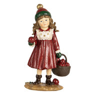 Clayre & Eef | Decoratie Kind Rood Groen 7x5x13 cm | 6PR5680