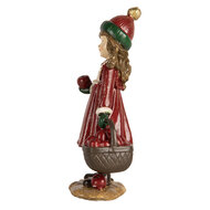 Clayre & Eef | Decoratie Kind Rood Groen 7x5x13 cm | 6PR5680