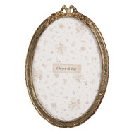 Clayre &amp; Eef   | Fotolijst Goudkleurig 10x1x14 cm / 9x13 cm | 2F1291