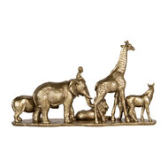 Clayre & Eef | Decoratie Dieren Goudkleurig 52x14x30 cm | 6PR5633