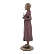 Clayre & Eef | Decoratie Aap Bruin Rood 9x8x28 cm | 6PR5636