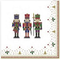 Dekoratief | Pakje 20 servietten "NUTCRACKER" 33x33cm | A196056