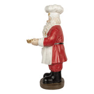 Clayre &amp; Eef   | Kerstdecoratie Kerstman Rood Wit 40x39x81 cm | 5PR0183