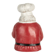 Clayre & Eef | Wijnfles houder Kerstman Rood Wit 25x25x35 cm | 6PR5750