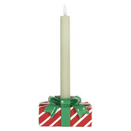 Clayre & Eef | Kandelaar Rood Groen 13x9x7 cm | 6PR5772