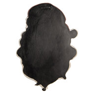 Clayre & Eef | Wanddecoratie Kerstman Wit Rood 23x5x31 cm | 6PR5781