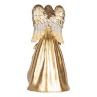 Clayre & Eef | Kerstdecoratie Kerstgroep Beige Wit 16x13x31 cm | 6PR5897