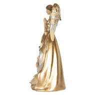 Clayre & Eef | Kerstdecoratie Kerstgroep Beige Wit 16x13x31 cm | 6PR5897