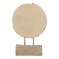 Clayre & Eef | Decoratie Koppel zittend op Maan Beige Goudkleurig 18x5x26 cm | 6PR5909