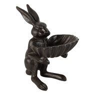 Clayre &amp; Eef   | Vogelbad Bruin 16x13x17 cm | 6Y5740