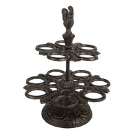 Clayre & Eef | Eierhouder Bruin ø 19x24 cm | 6Y5752