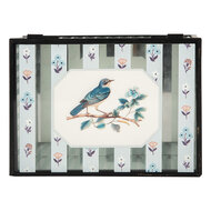 Clayre & Eef | Decoratief Opbergdoosje Transparant 18x14x8 cm | 6Y5949