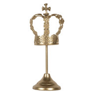 Clayre & Eef | Decoratie Kroon Goudkleurig ø 12x30 cm | 6Y5957