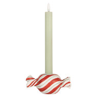 Clayre & Eef | Kandelaar Rood Wit 14x7x6 cm | 6PR5778R