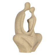 Clayre & Eef | Decoratie zittend Koppel Beige 16x8x25 cm | 6PR5912