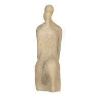 Clayre & Eef | Decoratie zittend Koppel Beige 16x8x25 cm | 6PR5912
