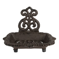 Clayre & Eef | Zeepbakje Bruin 15x11x11 cm | 6Y5748