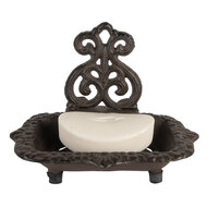 Clayre & Eef | Zeepbakje Bruin 15x11x11 cm | 6Y5748