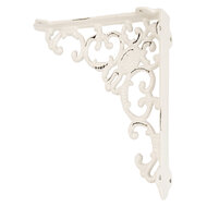Clayre & Eef | Hoekijzer Wit 4x21x21 cm | 6Y5759