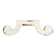 Clayre &amp; Eef   | Handgreep Wit 12x4x3 cm | 6Y5766
