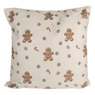Clayre & Eef | Kussenhoes Beige Bruin 45x45 cm | CGM22
