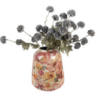 Clayre & Eef | Decoratie Vaas Roze Grijs ø 35x52 cm | 66385