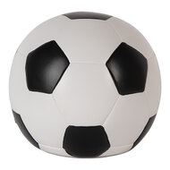 Clayre & Eef | Nachtlampje Voetbal LED Wit Zwart ø 14x12 cm | 6LMP806