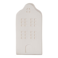 Clayre & Eef | Nachtlampje Huisje LED Wit 8x9x17 cm | 6LMP818