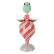 Clayre & Eef | Decoratie Kind met schaaltje Roze Groen 22x20x46 cm | 6PR5796