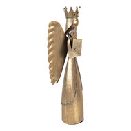 Clayre & Eef | Decoratie Engel Bruin 17x10x39 cm | 6Y5943