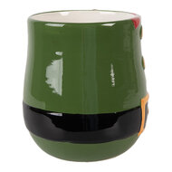 Clayre &amp; Eef   | Mok Groen Rood 13x9x10 cm / 400 ml | 6CEMU0220