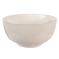 Clayre & Eef | Soepkom Beige Bruin ø 14x7 cm / 500 ml | GTWBO