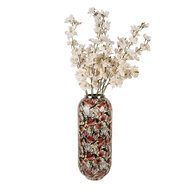 Clayre & Eef | Decoratie Vaas Beige Roze ø 21x50 cm | 66393