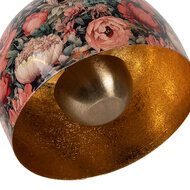 Clayre &amp; Eef   | Hanglamp Groen Roze &oslash; 26x25 cm E27/max 1x25W | 6LMP819