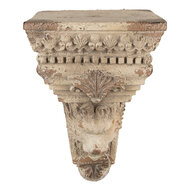 Clayre &amp; Eef   | Decoratie Ornament Beige 20x20x30 cm | 6MG0142