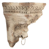 Clayre &amp; Eef   | Decoratie Ornament Beige 20x20x30 cm | 6MG0142