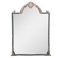 Clayre &amp; Eef   | Wandspiegel Blauw Beige 60x3x91 cm | 52S331