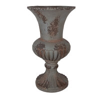 Clayre &amp; Eef   | Bloempot Binnen Grijs Bruin &oslash; 30x52 cm | 5MG0087