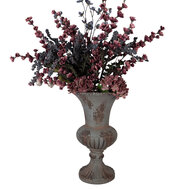 Clayre &amp; Eef   | Bloempot Binnen Grijs Bruin &oslash; 30x52 cm | 5MG0087