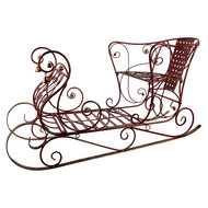 Clayre &amp; Eef   | Kerstdecoratie Slee Rood 107x56x56 cm | 5Y1390