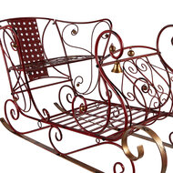 Clayre &amp; Eef   | Kerstdecoratie Slee Rood 107x56x56 cm | 5Y1390