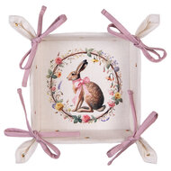 Clayre &amp; Eef   | Broodmand Beige Bruin 35x35x8 cm | EWC47