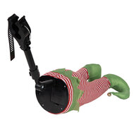 Clayre &amp; Eef   | Decoratie Kerst Elfenbenen Rood Groen 30x13x54 cm / 3xAA | 66348