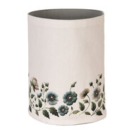 Clayre &amp; Eef   | Broodmandje Beige Groen &oslash; 15x16 cm | GTB50